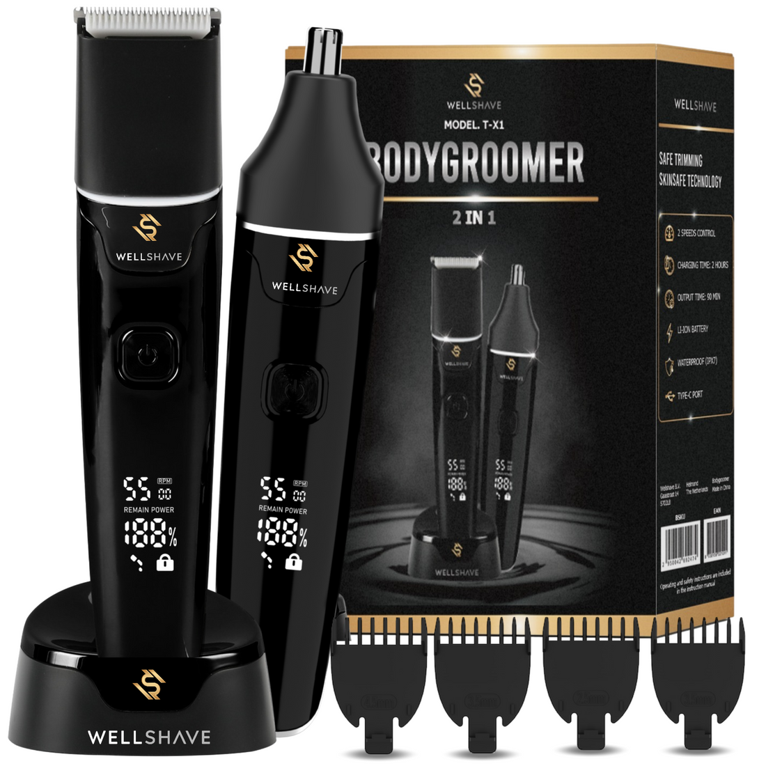 Wellshave 2 in 1 Bodygroomer Mannen