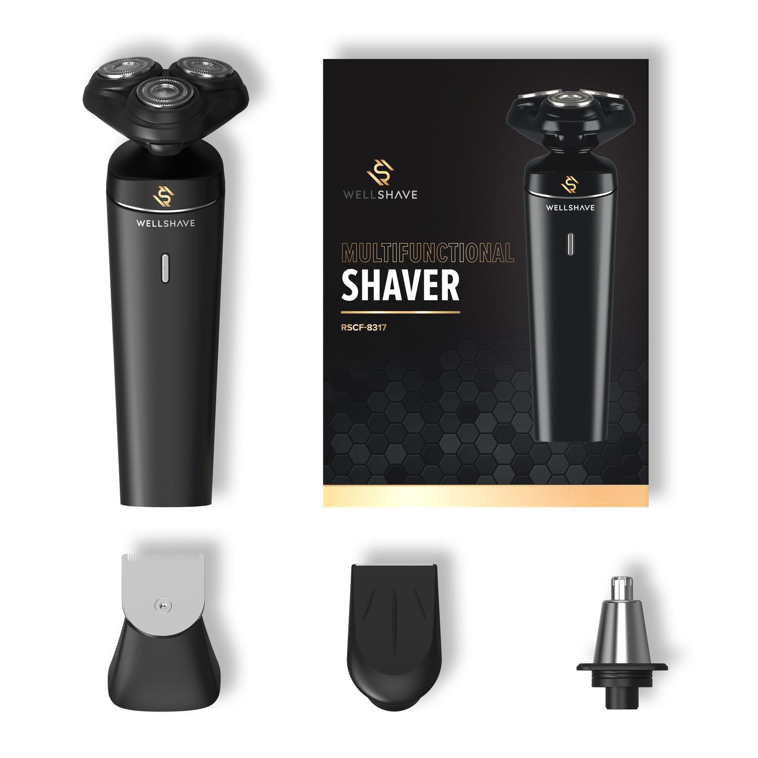 Wellshave® 4-in-1-Scheregerät Elegant™